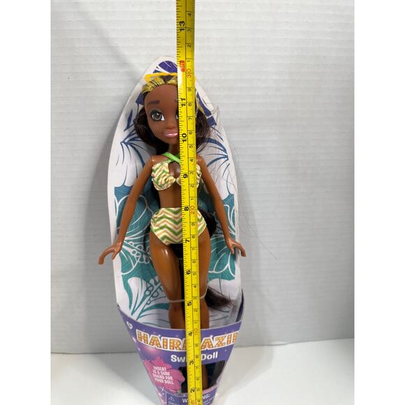 Hair Amazing Swim Doll, Insert Is a Surf Board for the doll. - Picture 5 of 6